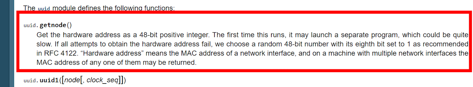 getnode